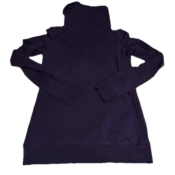 2 Latched Mama Purple Cowl Neck And Hooded Gray Sweatshirt size Large - Picture 15 of 15